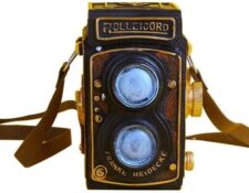 Camara de Fotos Vintage Kitabetty Decoración de cámara retro, modelo de grabadora de video de decoración de cámara vintage de resina creativa,...
