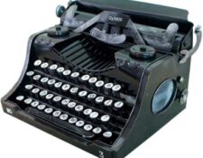 Maquina escribir Vintage Decoración vintage, máquina de escribir hecha a mano, accesorio de decoración, decoración de bar