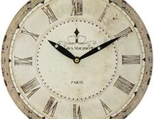 Reloj Vintage Carousel Home - Reloj de pared (28 cm), Cafe De Marguerites, 28 cm