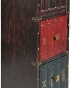 Sinfonier vintage ts-ideen estantería cómoda librero Estilo de Vintage Antiguo Libros Rustico con 3 cajones, Color marrón British Style