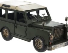 4x4 vintage Lesser & Pavey Vintage efecto lata verde oscuro 4 x 4 Jeep modelo – Vintage colección de transporte