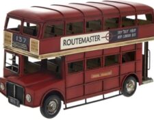Autobús vintage London Collectable London Transport Red Tin Double Decker London Bus - Vintage Transport Collection